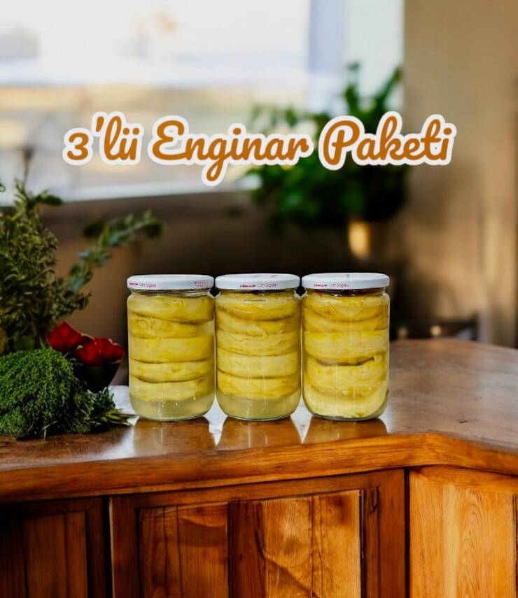 3'LÜ ENGİNAR KONSERVESİ PAKETİ - 1