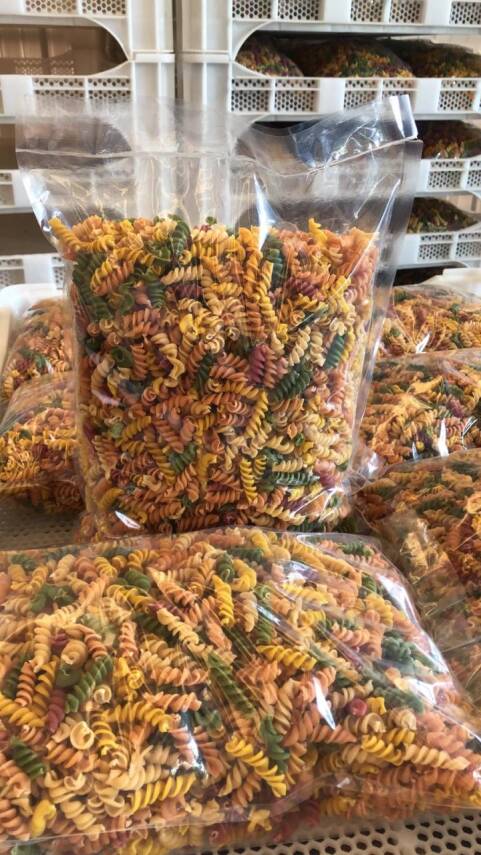FUSİLLİ MAKARNA (BURGU) SEBZELİ YUMURTALI 1 KG - 1